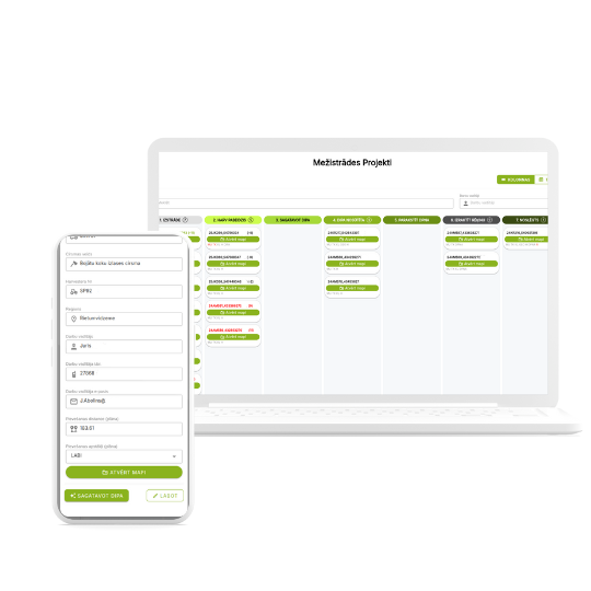 KM Forsestry - document automation - In order to automate the document flow and optimise the company's operations, a system was developed that integrates with the Latvijas Valsts meži and eparaksts systems. The system automatically processes received .edoc documents, creates project folders, reads information from PDF documents and prepares work execution documentation, thus significantly reducing the administrative burden. The project has been implemented with the support of the LIAA Digitisation Programme.